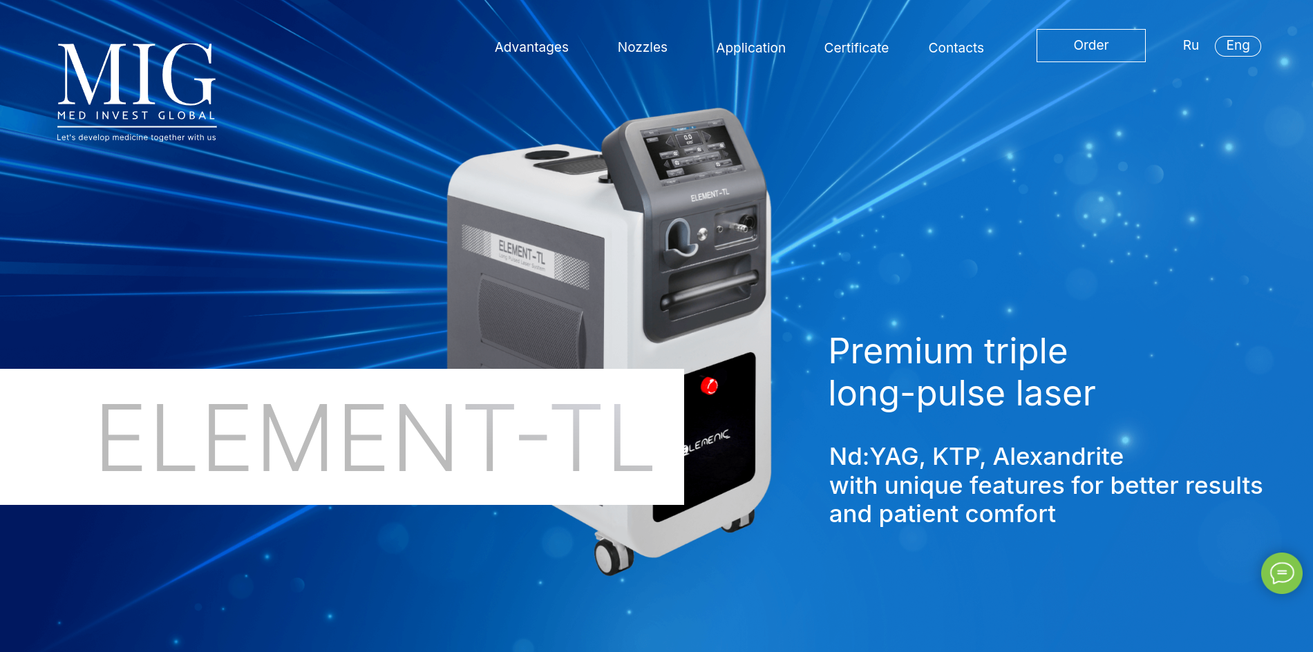 Site Web d'Element TL